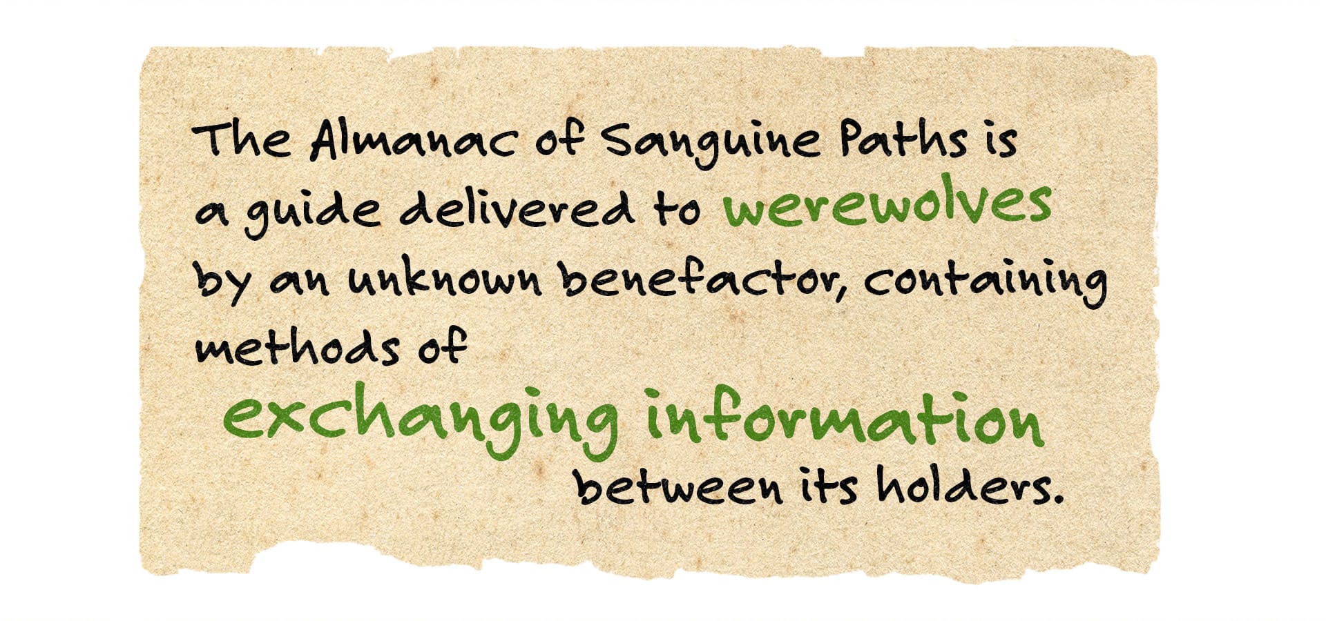 The Almanac of Sanguine Paths