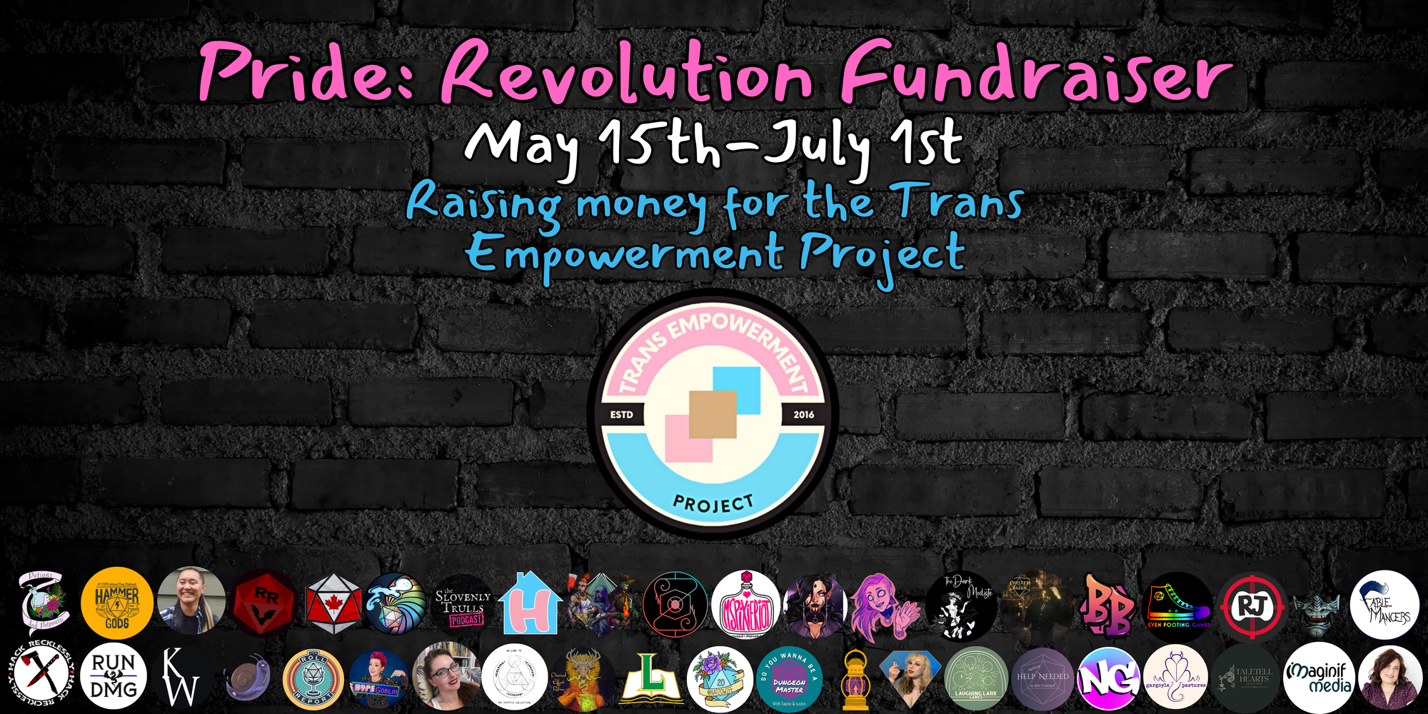 Streamers come together to raise emergency funds for the Trans Empowerment Project