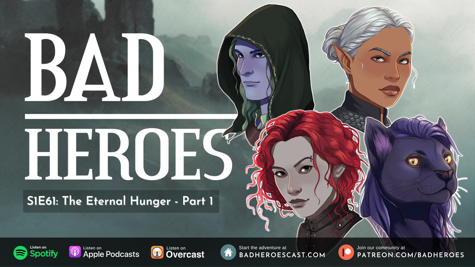 Prepare for The Eternal Hunger: The premiere episode of Bad Heroes’ third arc is here