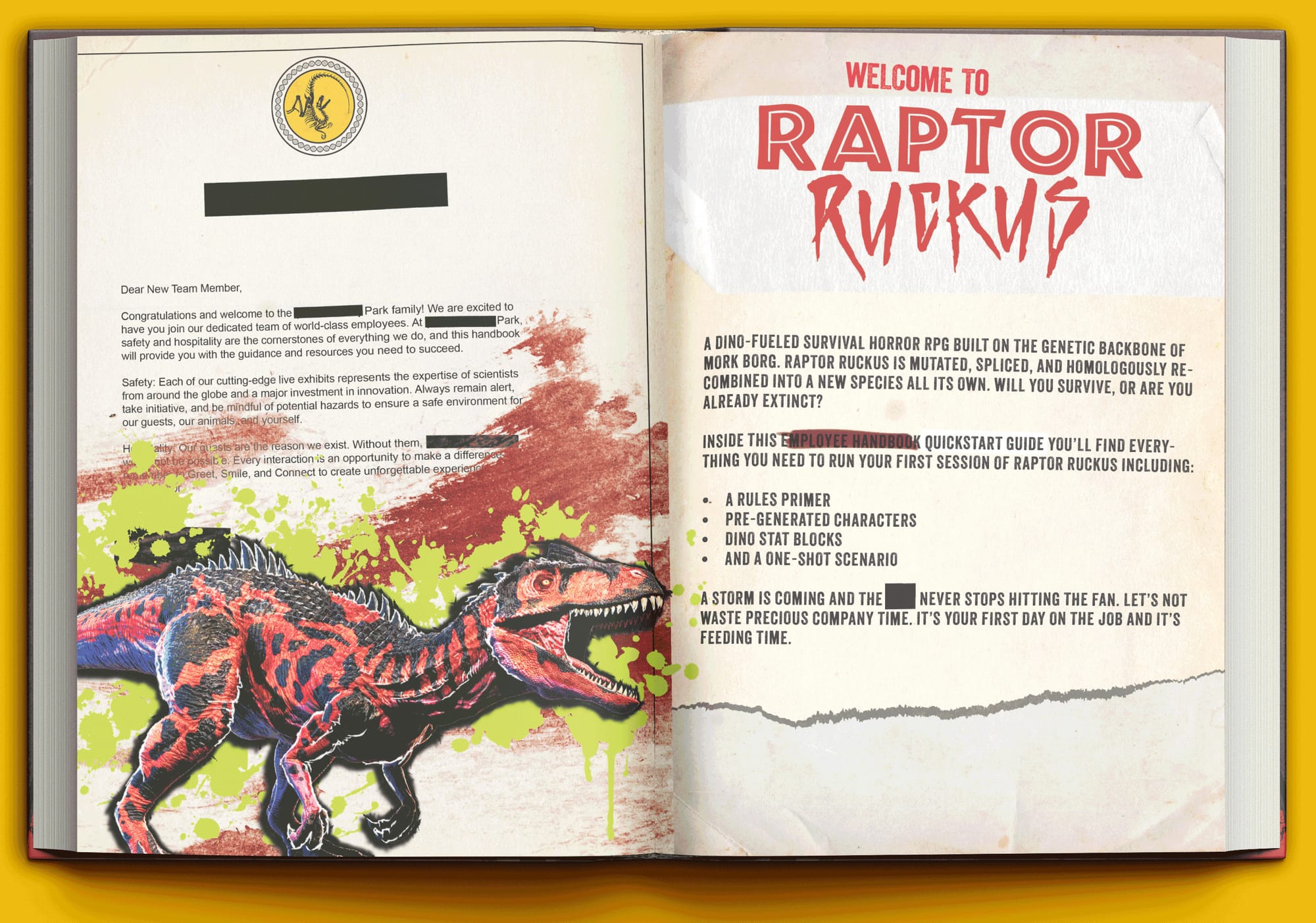 Welcome to Raptor Ruckus Image