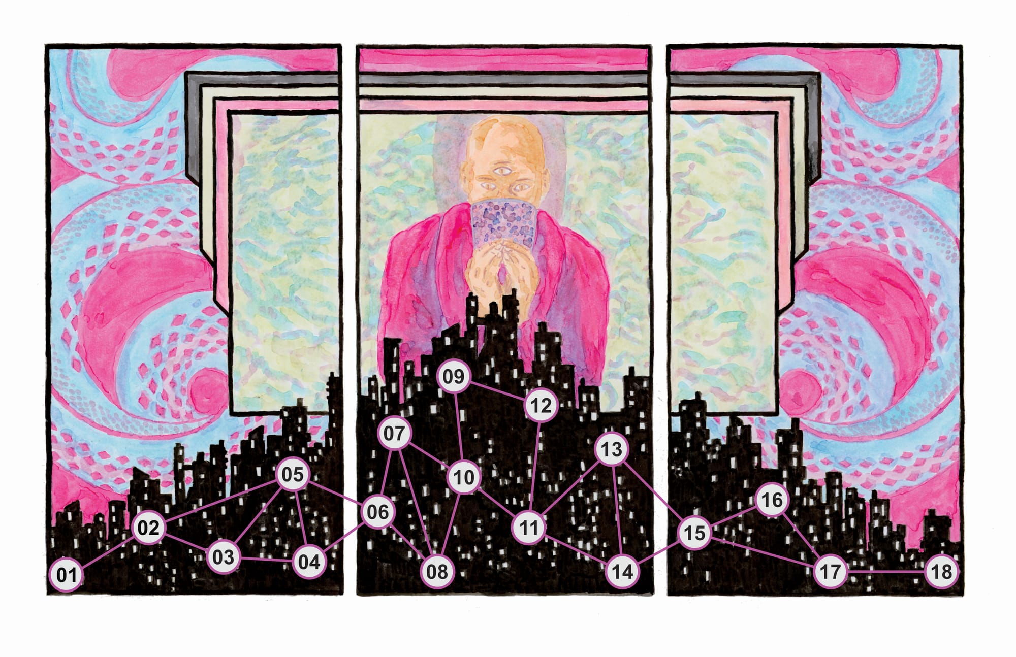 The point crawl map for Yggdrasil MGZ volume 2, issue 3.
