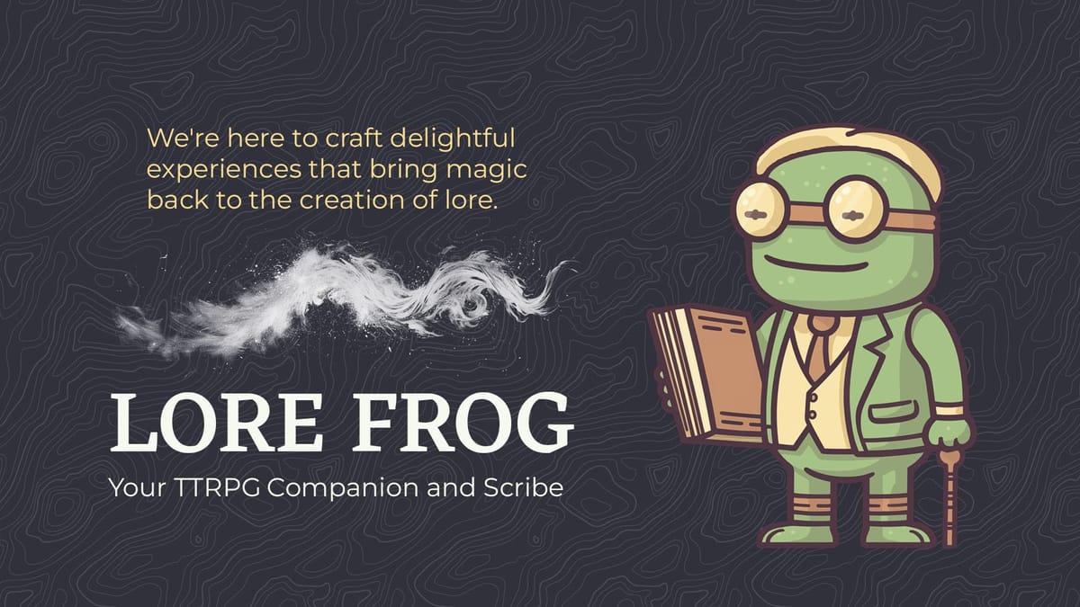 A Simple Note-Taking app for TTRPG GMs and Players