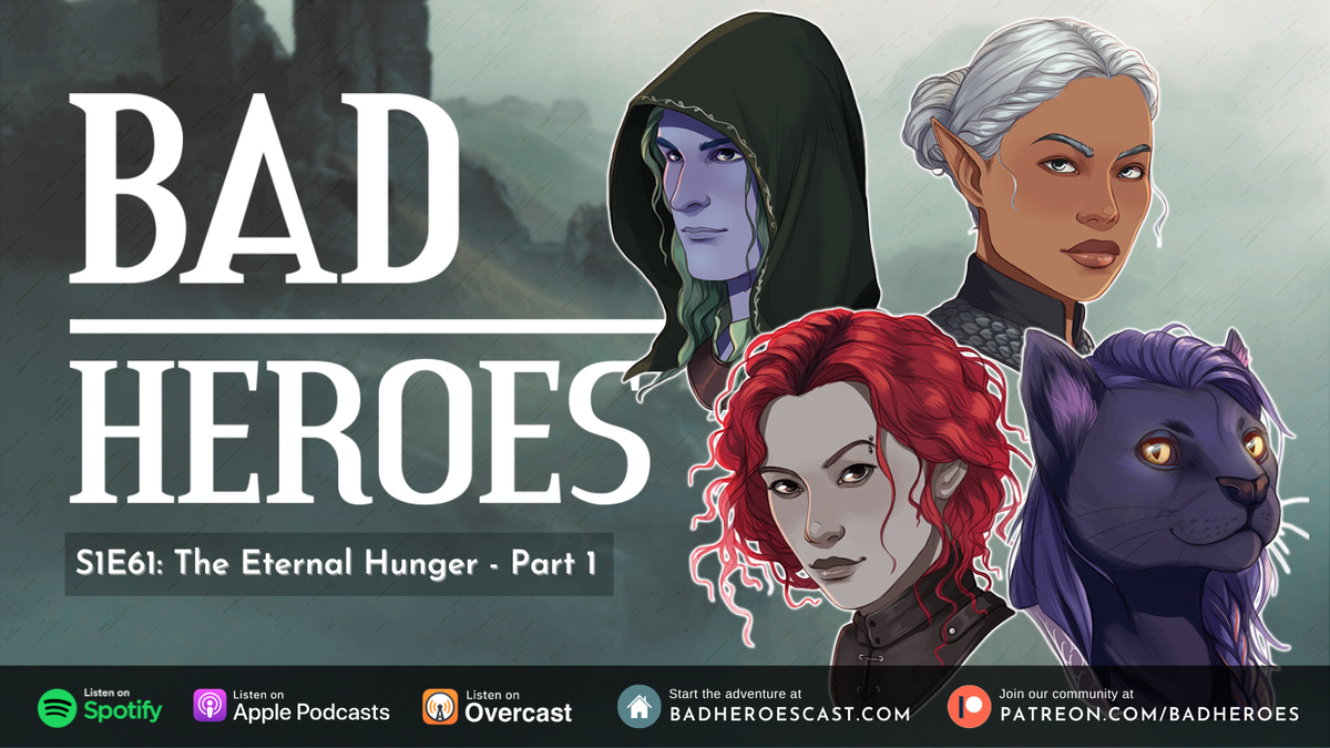 Prepare for The Eternal Hunger: The premiere episode of Bad Heroes’ third arc is here