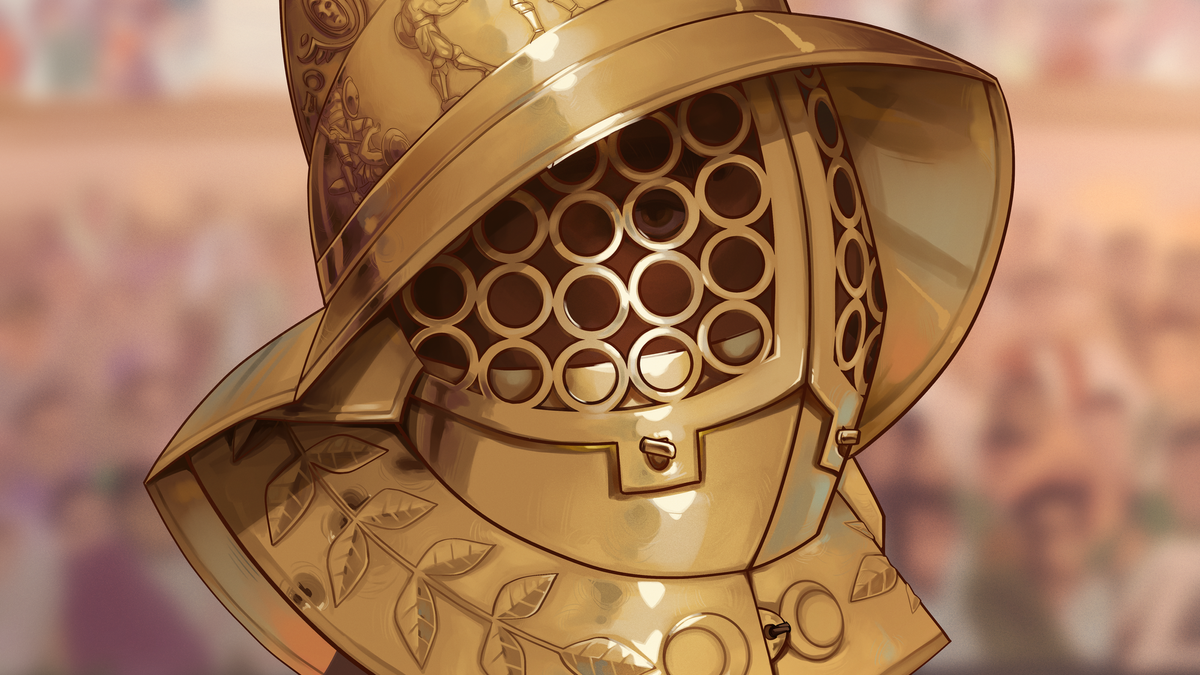 “Spectacula” the solo trick-taking gladiator TTRPG releases on May 6th!