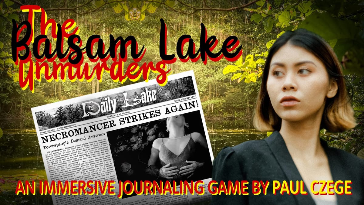 🌳The Balsam Lake Unmurders Sends You To a Forested Minnesota Town To Catch a Serial Necromancer 🍂