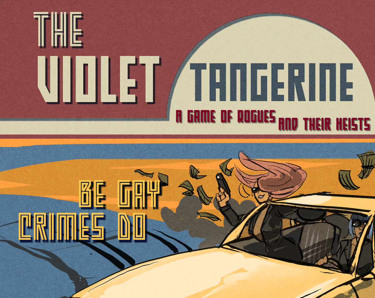 Beat the House in Violet Tangerine