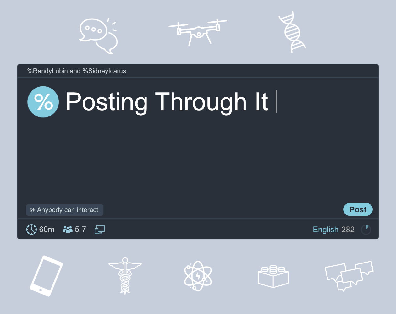 New Release: Posting Through It, a social media futures game