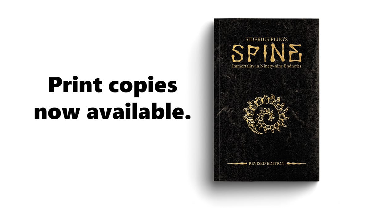 SPINE: Print Copies Now Available