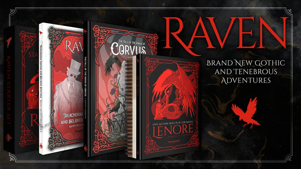 Raven, a Poe inspired TTPRG expanding on Kickstarter