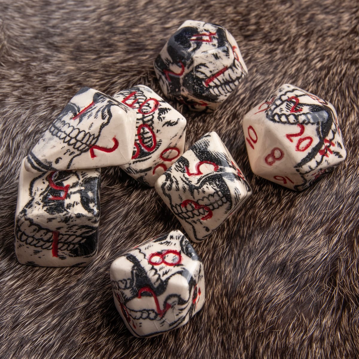 Ceramic Dice and Underglaze Transfers