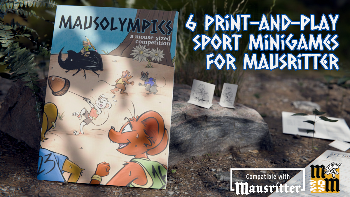 Sports Minigames for Mausritter—Live On Backerkit