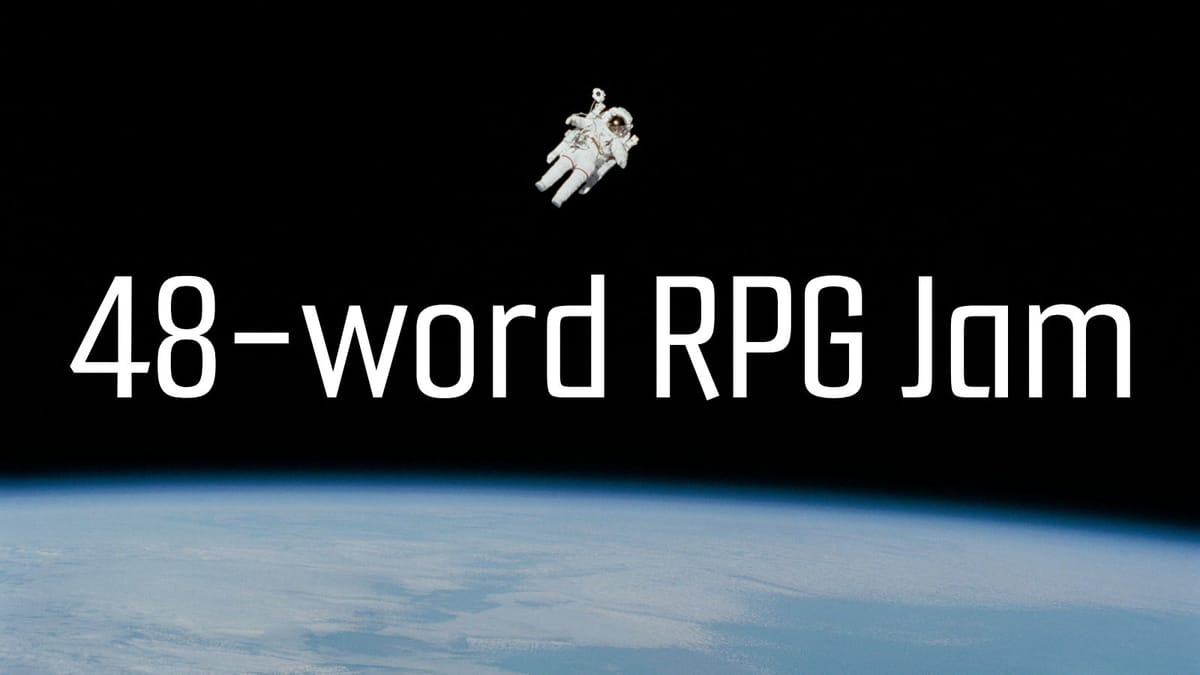 48-word RPG Jam