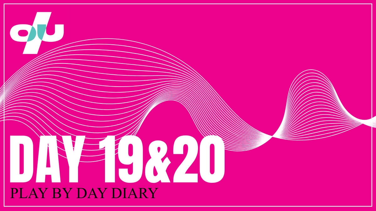 Over/Under Diary: Days 19 and 20