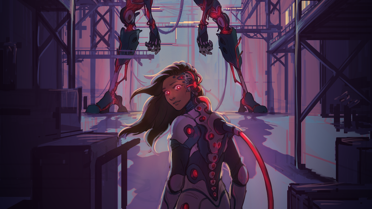 Girl Frame confidently stomps its way into a niche mecha genre