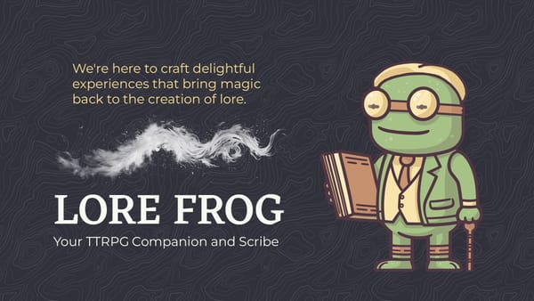 A Simple Note-Taking app for TTRPG GMs and Players
