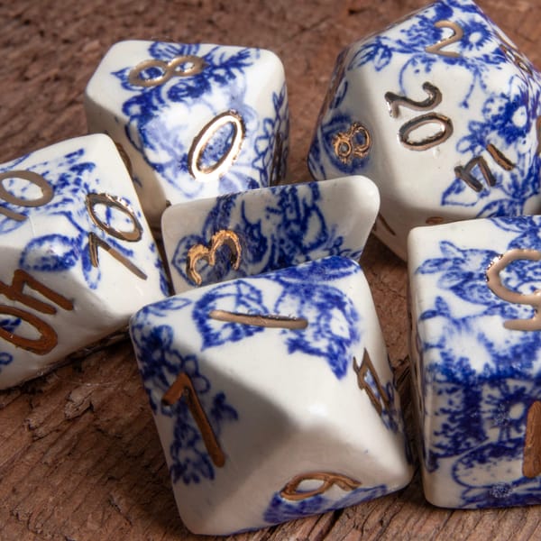 Timeless Treasures: your next dice set could be... Ceramic?