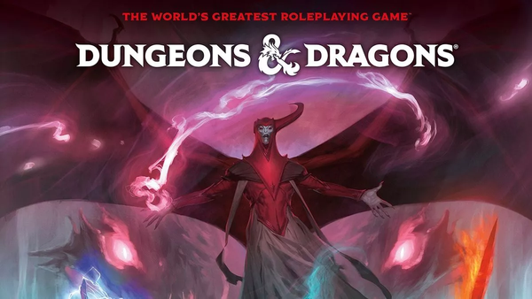 Excerpt of  Dungeons & Dragons' 2024 Dungeon Master's Guide. Text reads: "The World's Greatest Roleplaying Game (TM)"