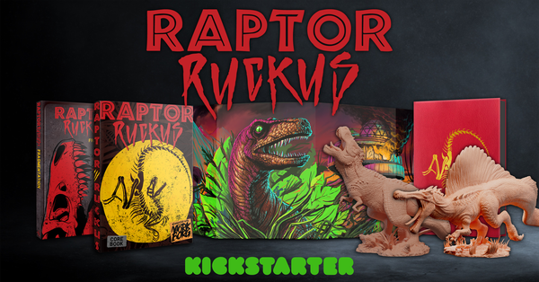 Raptor Ruckus ttRPG hero image