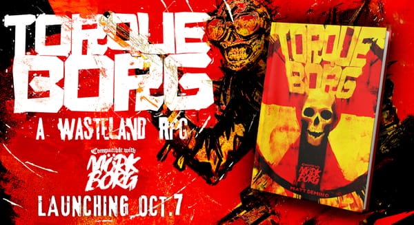 TORQUE BORG is ready to race across the wasteland