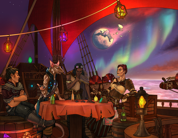 Crystalpunk Fantasy in a Fallen World