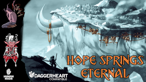 Hope Springs Eternal kickstarter image showing art from the 3 artists